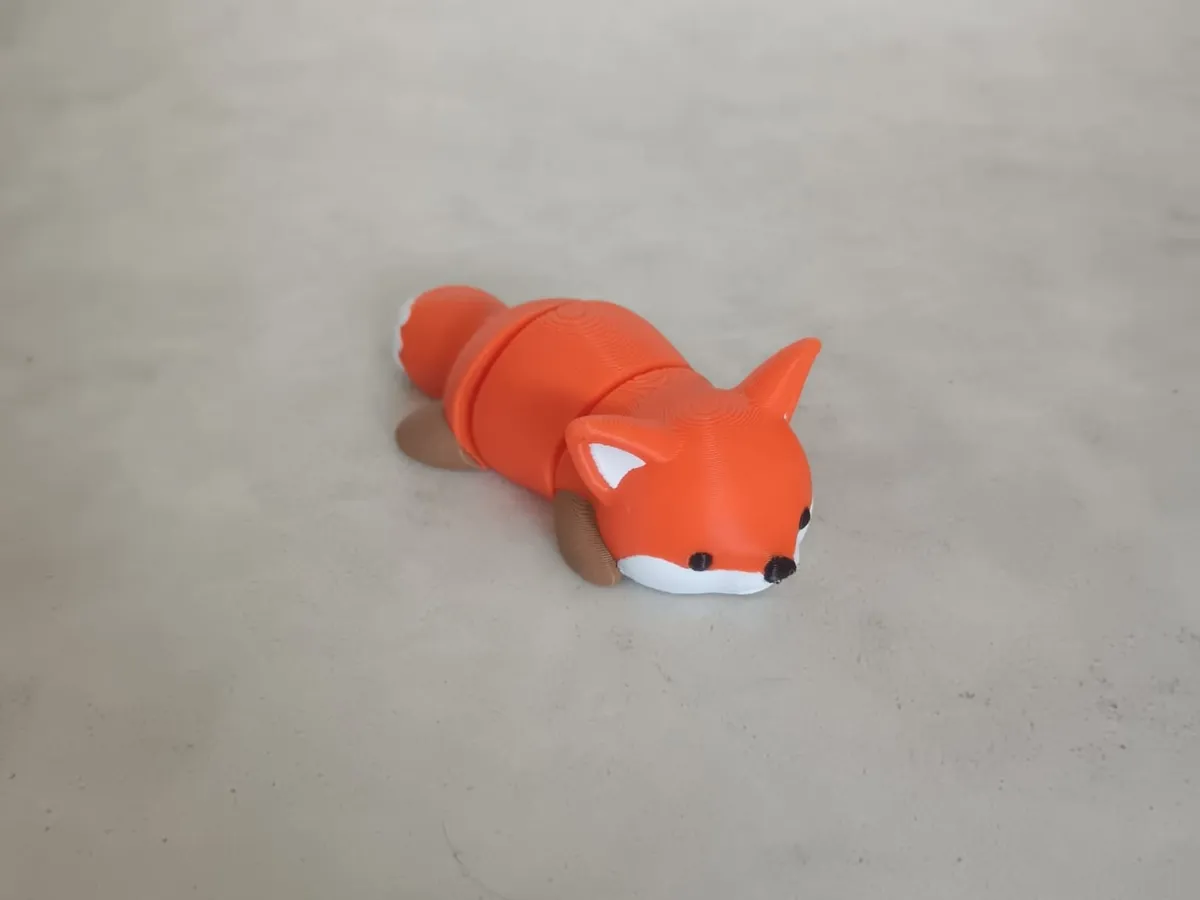 Flexi Folk #5 - Fergus The Fox, photo 4 of 4 - Flexi Folk #5 - Fergus The Fox Fidget & Sensory Toys