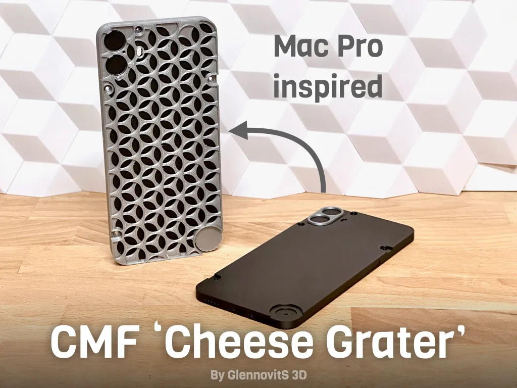 CMF Cheese Grater (Mac Pro inspired phone cover), photo 2 of 4 - CMF Cheese Grater (Mac Pro inspired phone cover) Hobby & DIY
