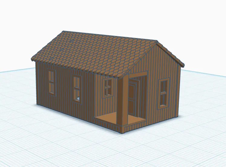 N Scale Layout Model | Small Wooden Shack, photo 3 of 4 - N Scale Layout Model | Small Wooden Shack Hobby & DIY
