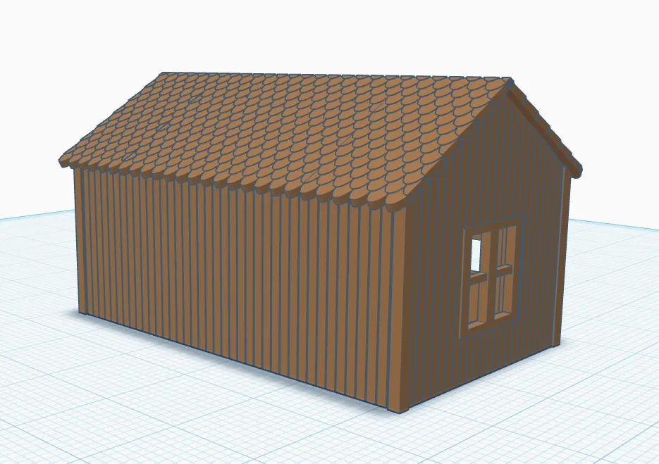 N Scale Layout Model | Small Wooden Shack, photo 4 of 4 - N Scale Layout Model | Small Wooden Shack Hobby & DIY