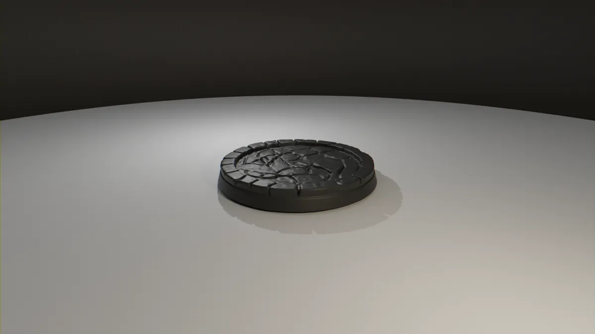 Cobblestone miniature base - 28mm, 32mm & 40mm, photo 3 of 3 - Cobblestone miniature base - 28mm, 32mm & 40mm Toys & Games
