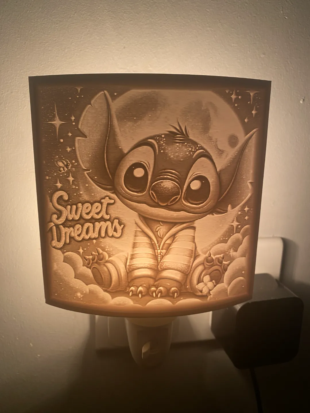stitch sweet dreams night light, photo 2 of 4 - stitch sweet dreams night light Generative Art