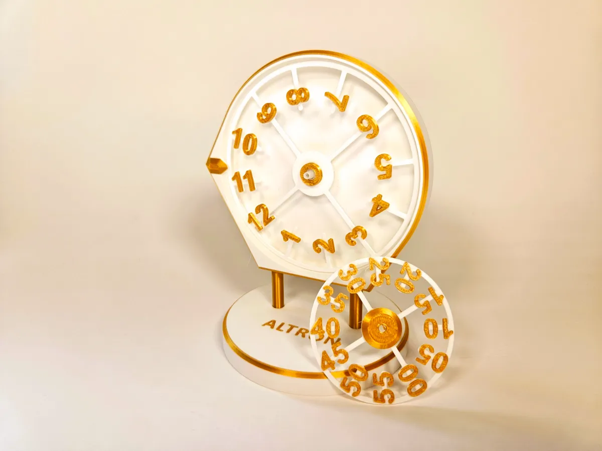 Minimalist Modern Clock, By ALTRON (Kit 011), photo 2 of 2 - Minimalist Modern Clock, By ALTRON (Kit 011) Household