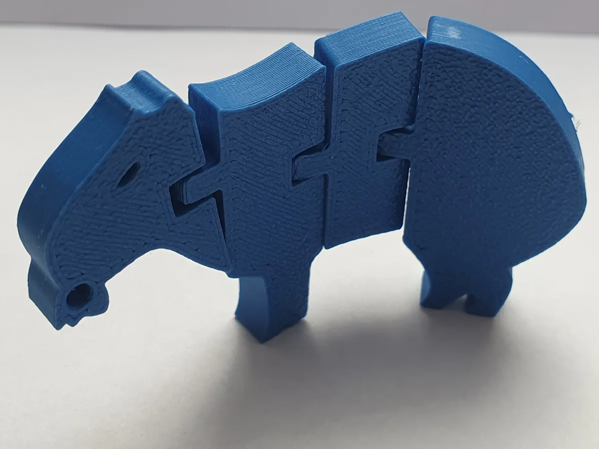 flexible articulated capybara keychain, photo 3 of 3 - flexible articulated capybara keychain Toys & Games