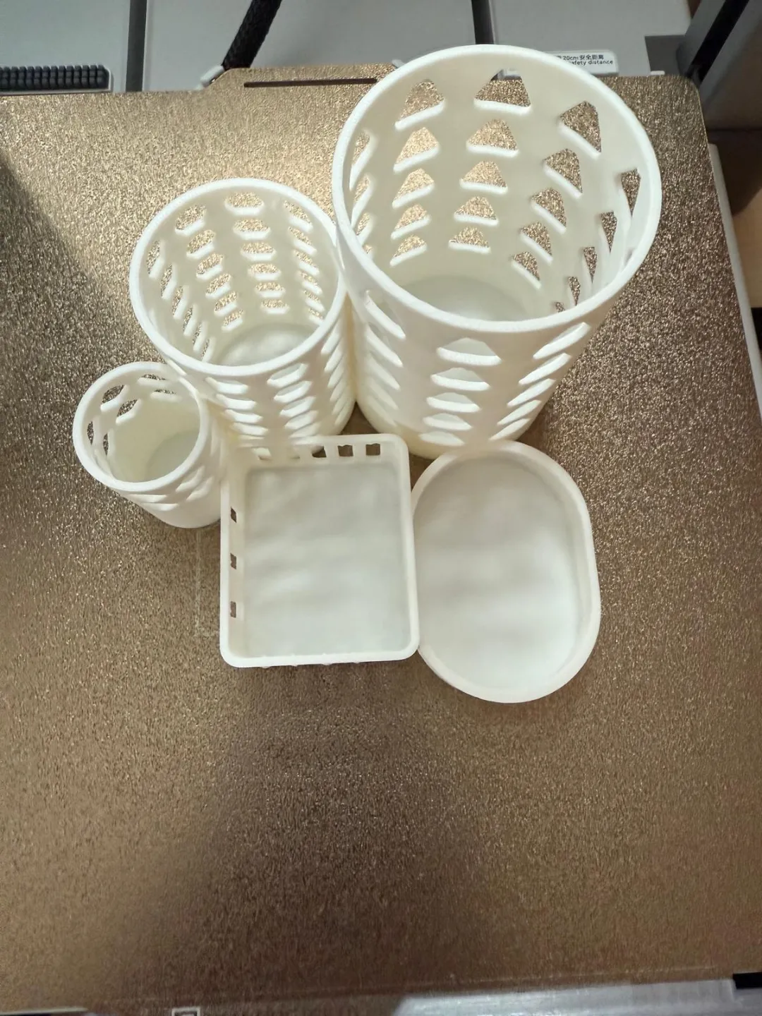 Geometric Desk Organizer, photo 2 of 4 - Geometric Desk Organizer Household