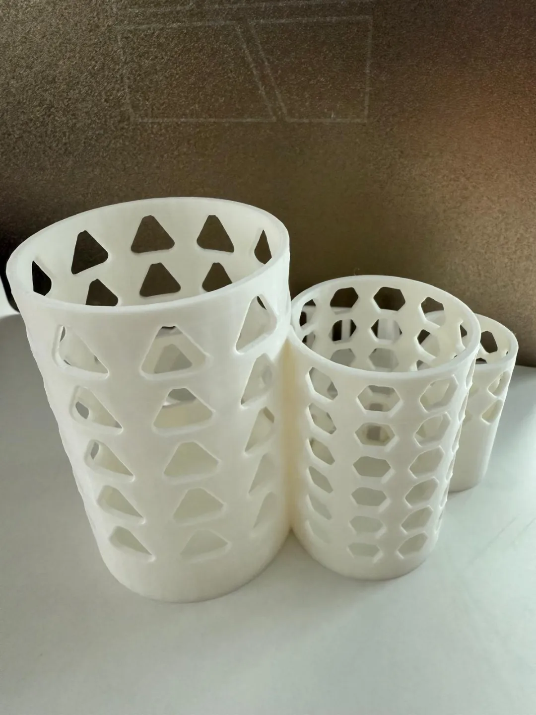 Geometric Desk Organizer, photo 4 of 4 - Geometric Desk Organizer Household
