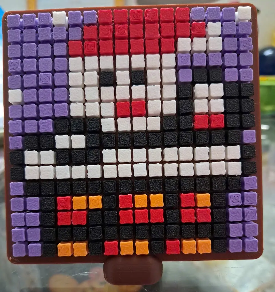 Santa Claus 16x16 Pixel Puzzle (4mm tiles) - 2D Art, in stock in India