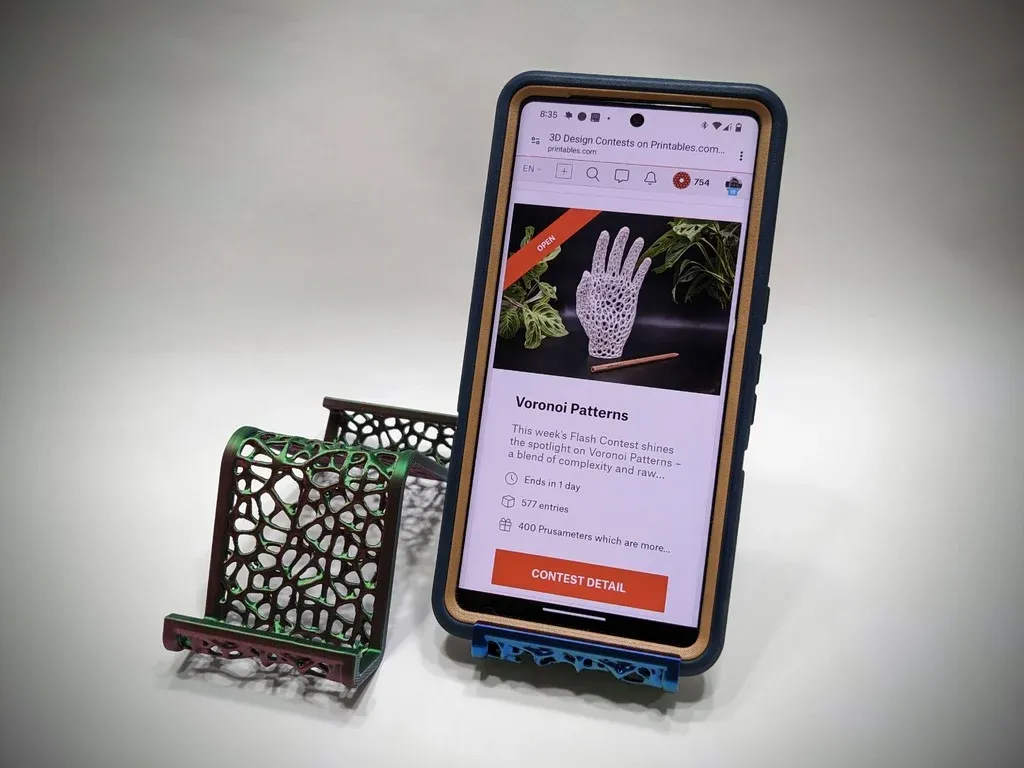 Voronoi Phone Stand - Office, in stock in India