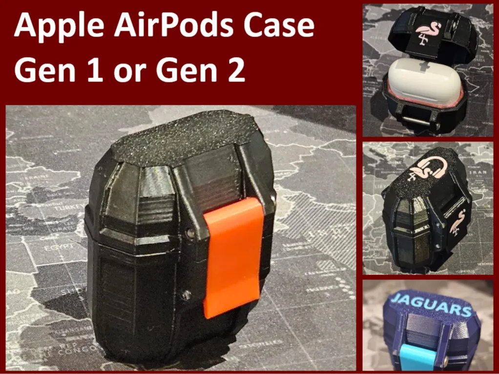 Rugged AirPods Gen 1 & 2 Case - Music, in stock in India