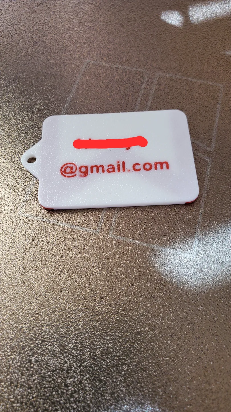 Keychain - Contact Tag, photo 4 of 4 - Keychain - Contact Tag Tools