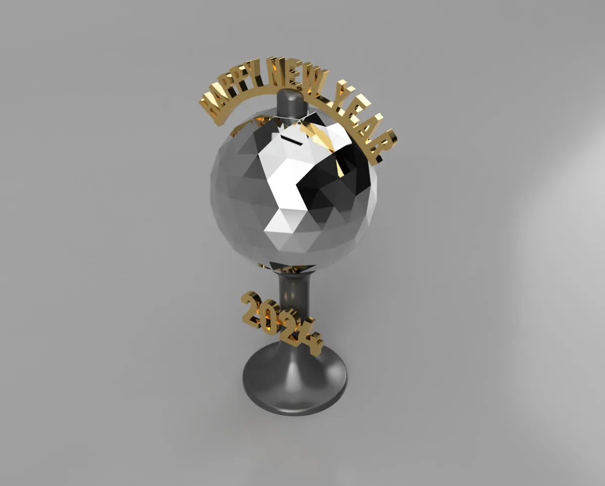 New Years Ball Centerpiece - Centrepieces & Table Accents, in stock