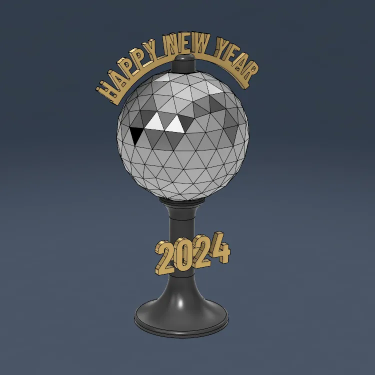 New Years Ball Centerpiece, photo 2 of 4 - New Years Ball Centerpiece Home Decor Items