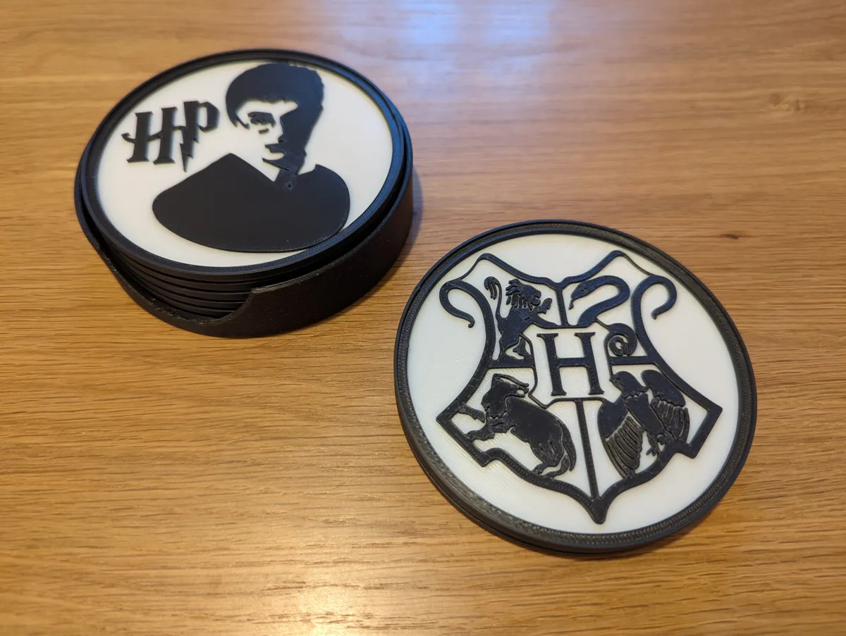 Harry Potter Stackable Coaster Set, photo 3 of 4 - Harry Potter Stackable Coaster Set Home Decor Items