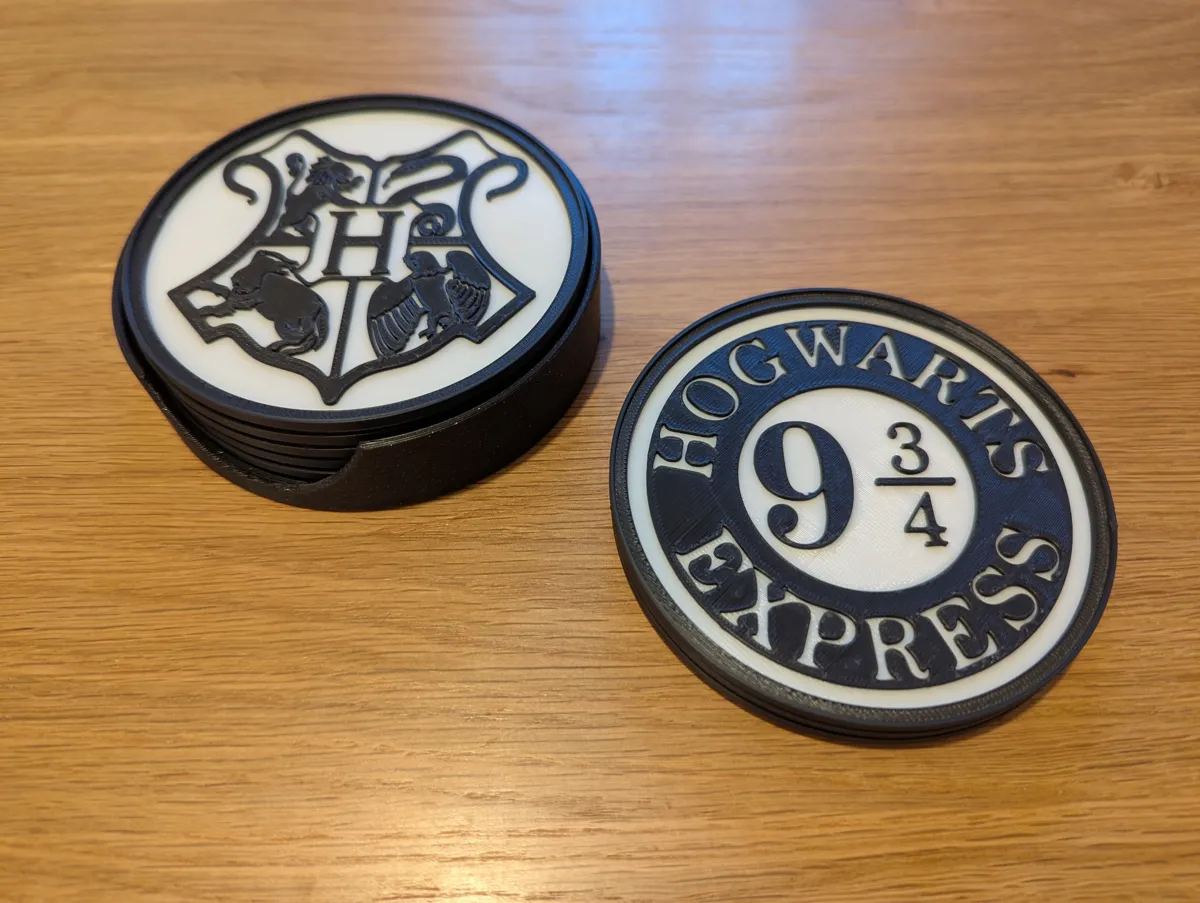 Harry Potter Stackable Coaster Set, photo 4 of 4 - Harry Potter Stackable Coaster Set Home Decor Items