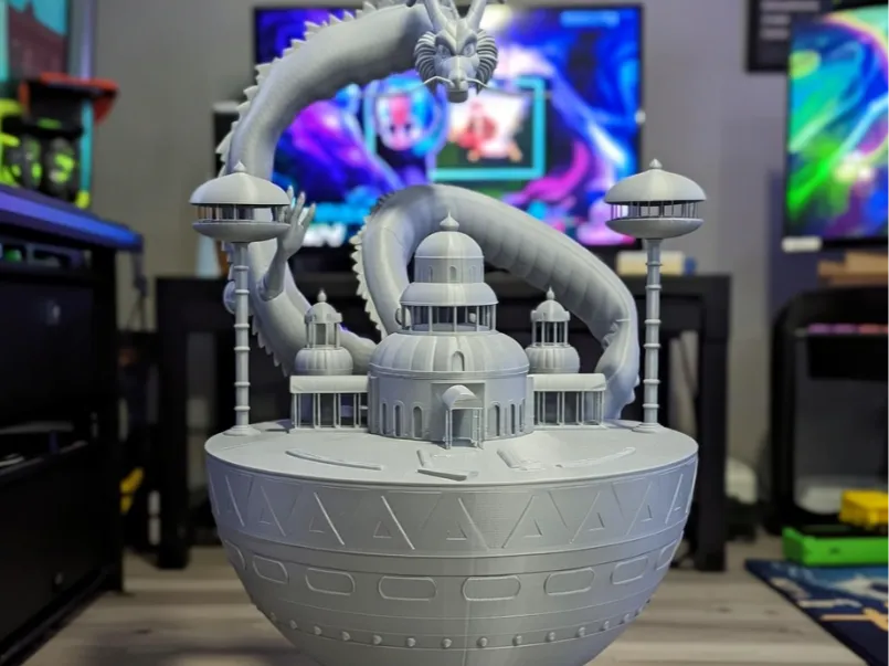 The Lookout with Shenron Summoned Dragonball