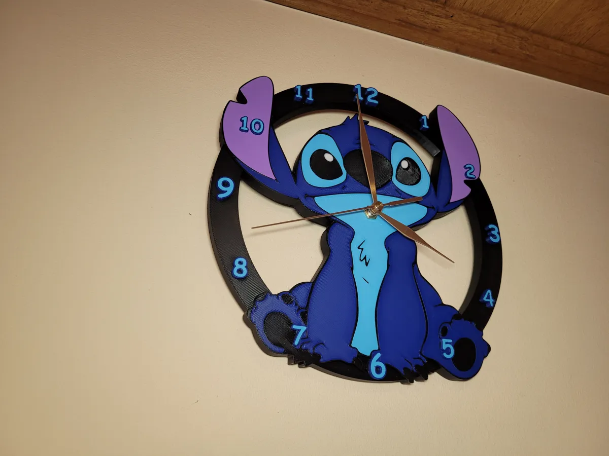 Stitch Clock, photo 3 of 4 - Stitch Clock Home Decor Items