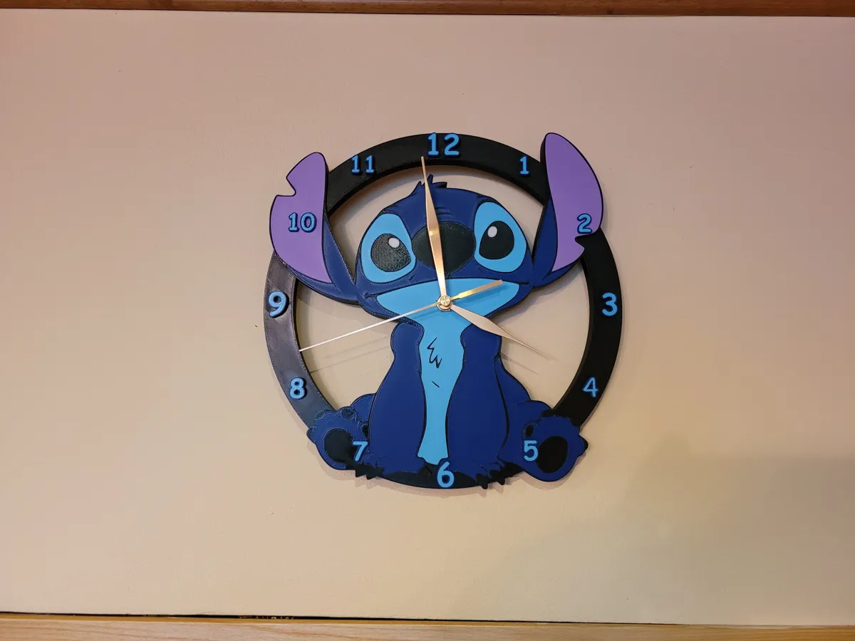 Stitch Clock, photo 4 of 4 - Stitch Clock Home Decor Items