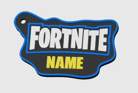 KEYRING LLAVERO FORTNITE CUALQUIER NOMBRE ANY NAME