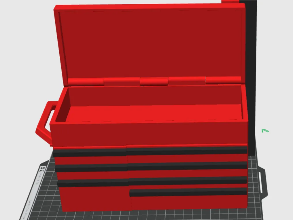 Plain Garage Style Desktop Mini Toolbox