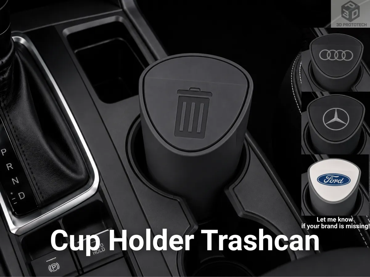 Cup Holder Trashcan