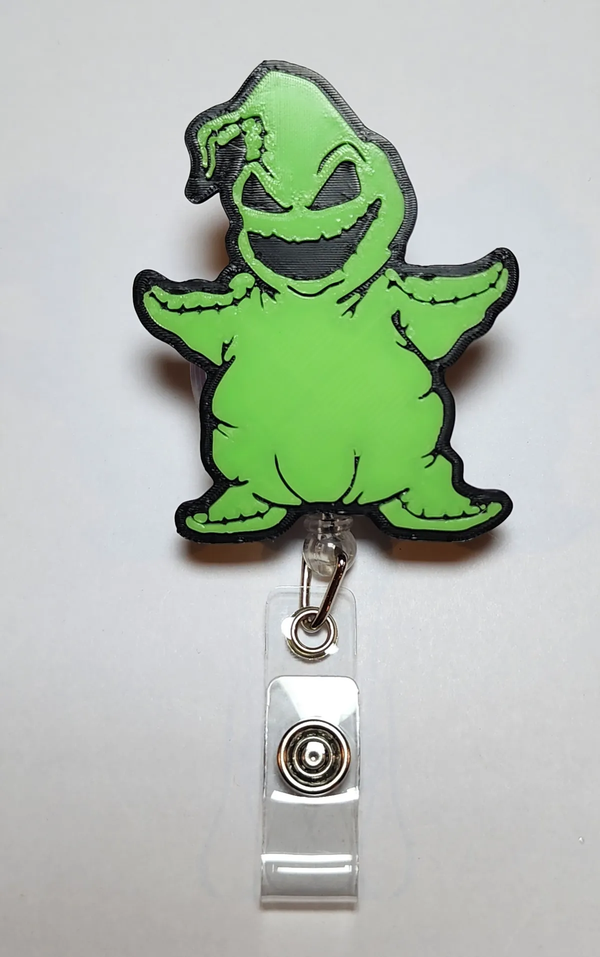 Oogie Boogie Badge Reel Face/Magnet, photo 2 of 2 - Oogie Boogie Badge Reel Face/Magnet Art