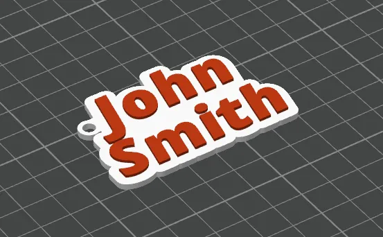 Custom Name Keychain Generator, photo 3 of 4 - Custom Name Keychain Generator Household