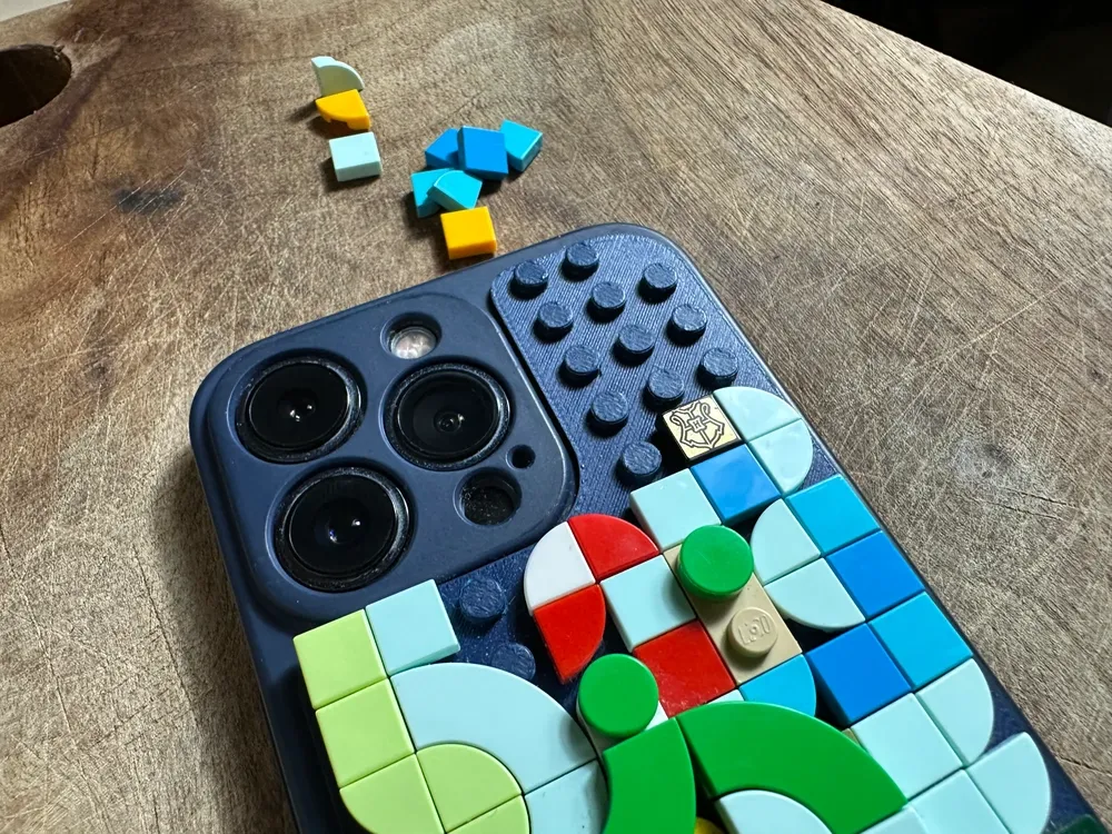 iPhone 15 Pro Brick Style Case, photo 2 of 4 - iPhone 15 Pro Brick Style Case Art