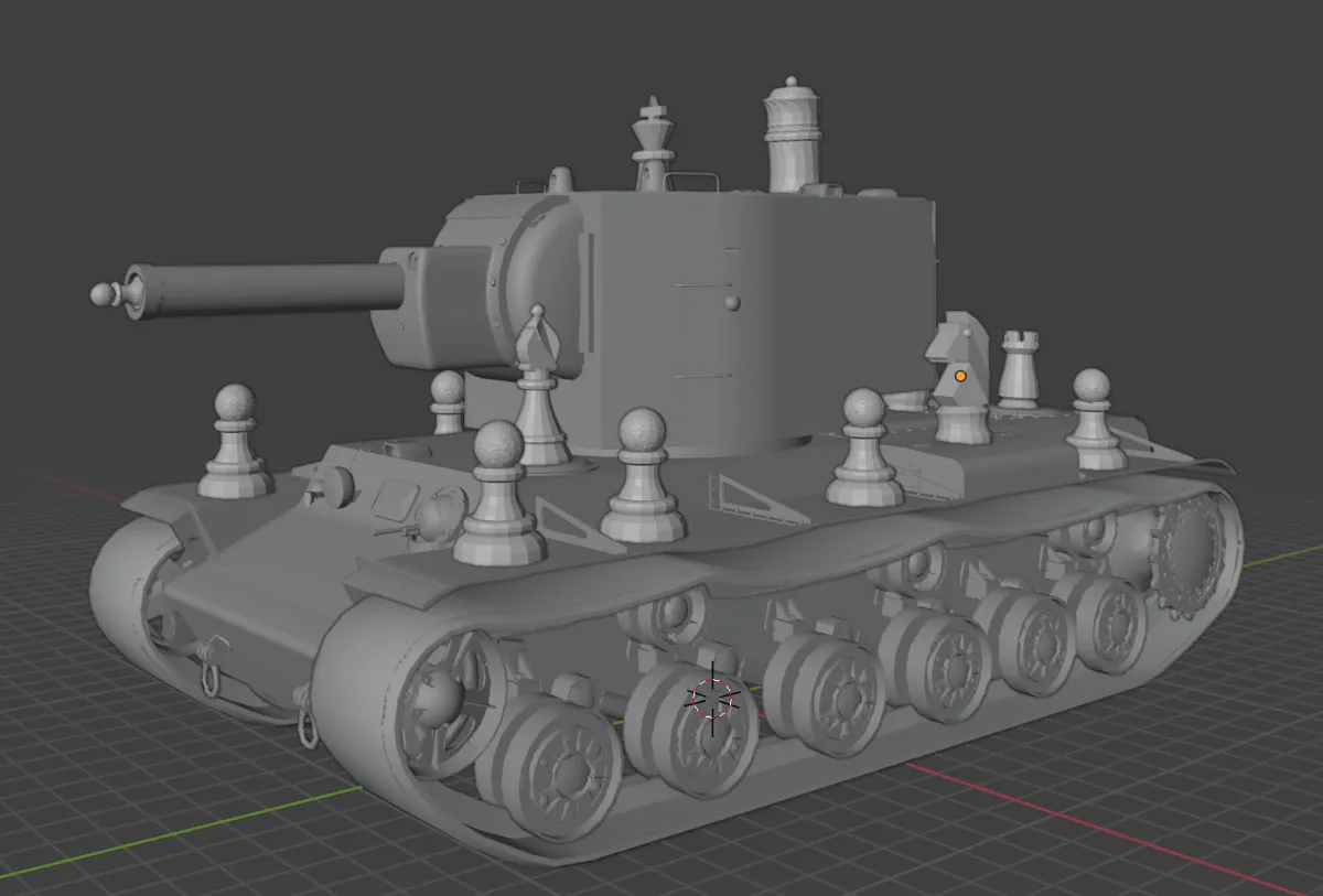 chess pieces take over tank, photo 2 of 4 - chess pieces take over tank Board Games & Tabletop