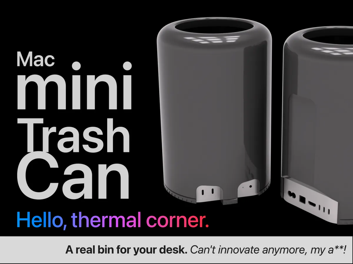 Desktop "Trash Can" for M4 Mac Mini (2013 Mac Pro) - Electronics, in stock in India