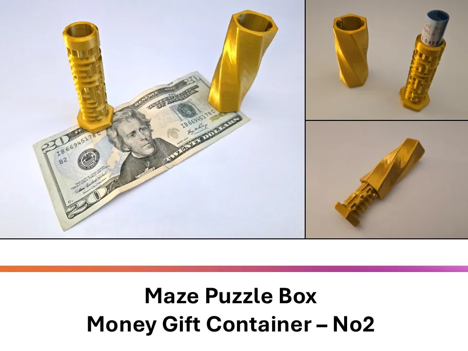 Maze Puzzle Box Money Gift Container, No2 - Puzzle Boxes & Secret Boxes, in stock in India