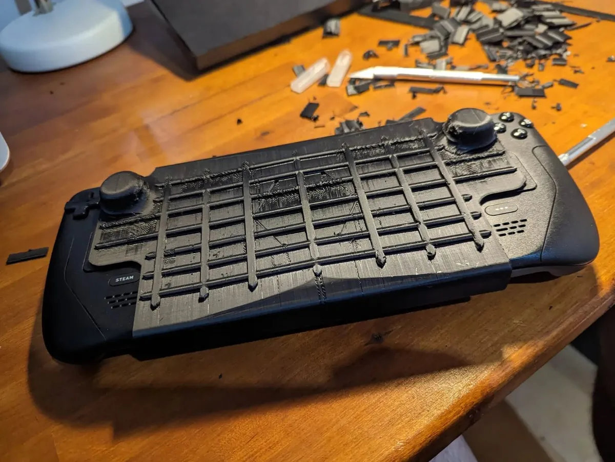 Reinforced Steam Deck Blast Shield, photo 3 of 3 - Reinforced Steam Deck Blast Shield Gaming Accessories