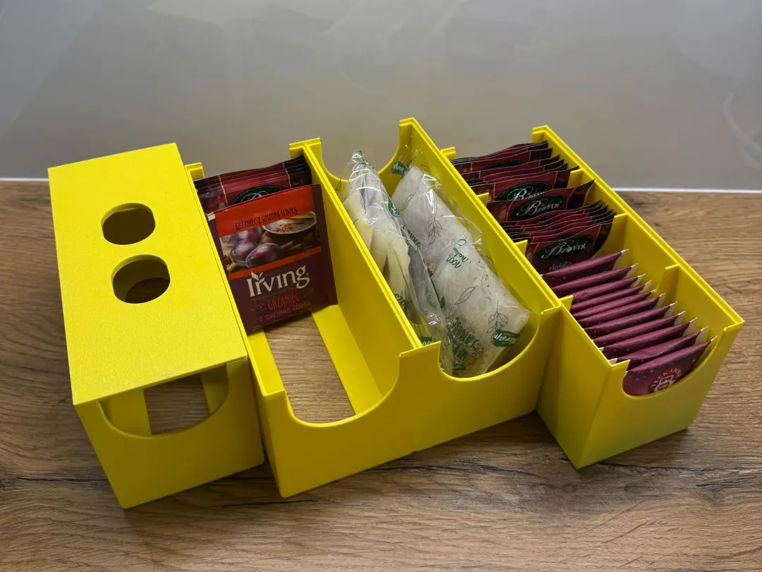 Stackable Double Tea Containers, Organizer
