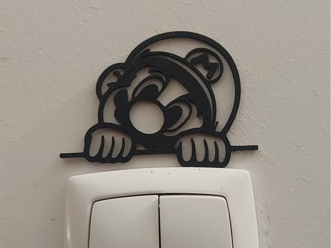 Super Mario switch light or wall art decor