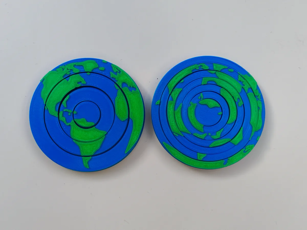 Earth fidget puzzle