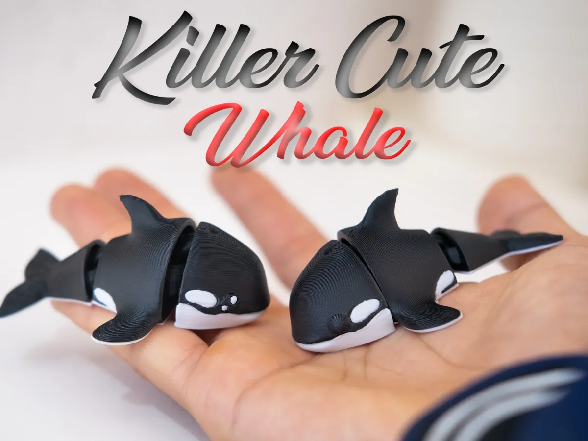 Oki the orca buddy, Articulated & keychain