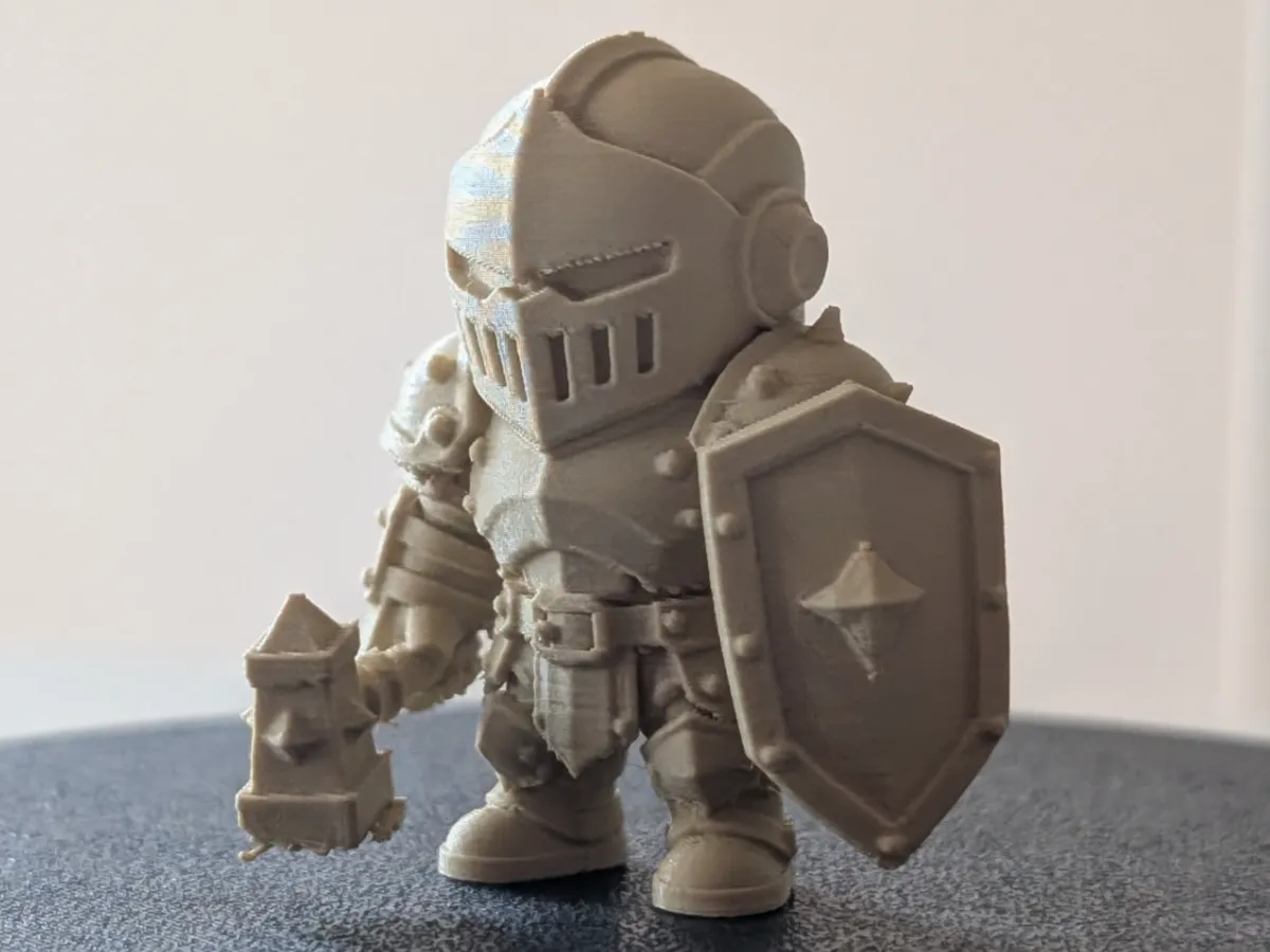 Chibi Knight Miniature Figurine