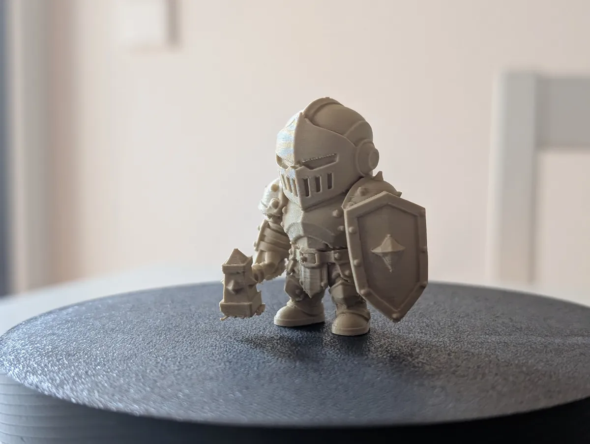 Chibi Knight Miniature Figurine, photo 4 of 4 - Chibi Knight Miniature Figurine Figurines & Collectibles