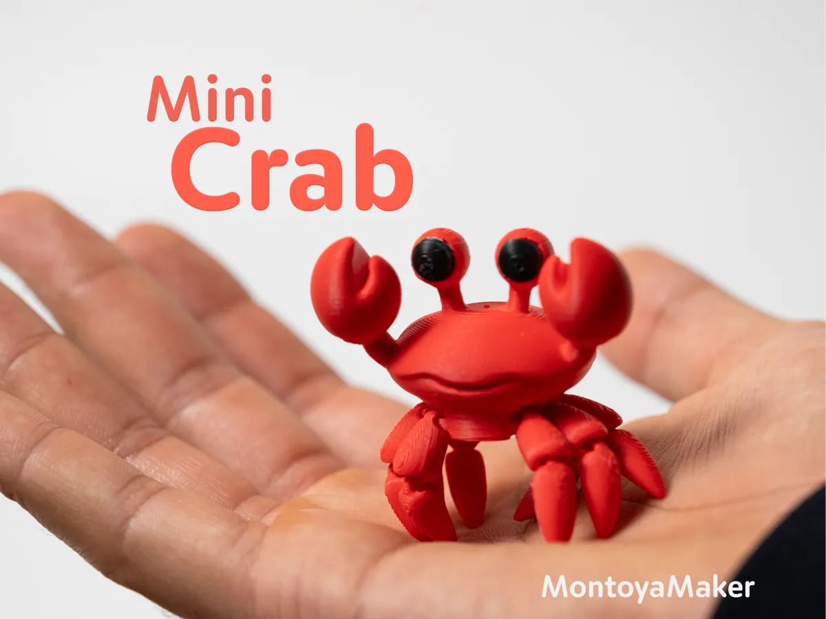 Mini Crab, Articulated & Keychain