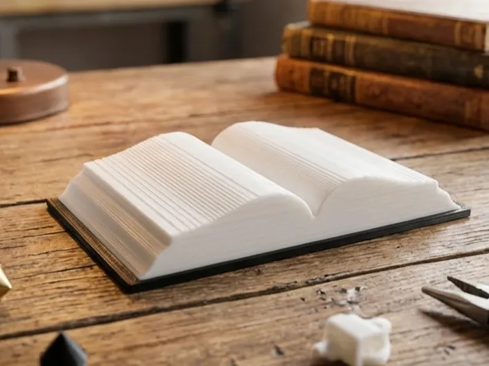 Decorative Open Book, Resizable to your needs