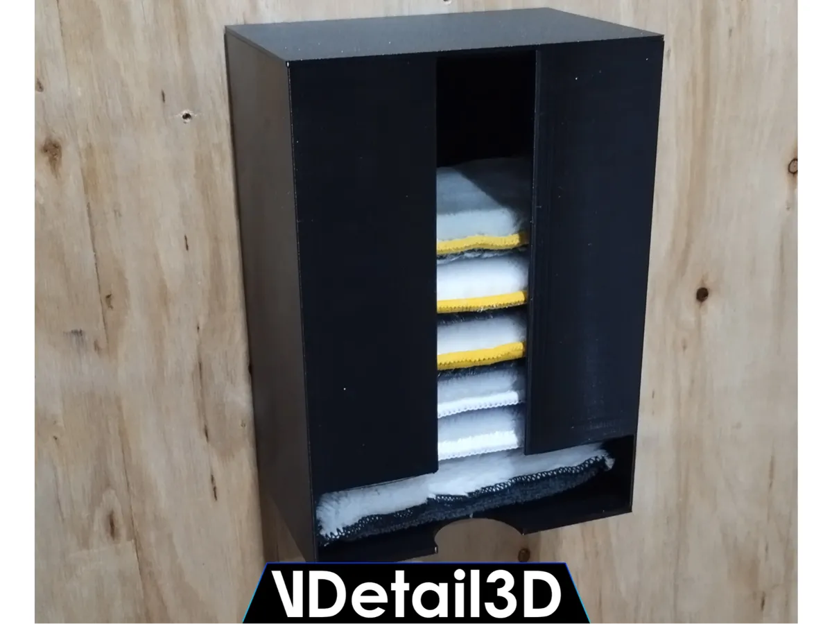 Wall-Mounted Scrub Pad Dispenser with Dust Cover
