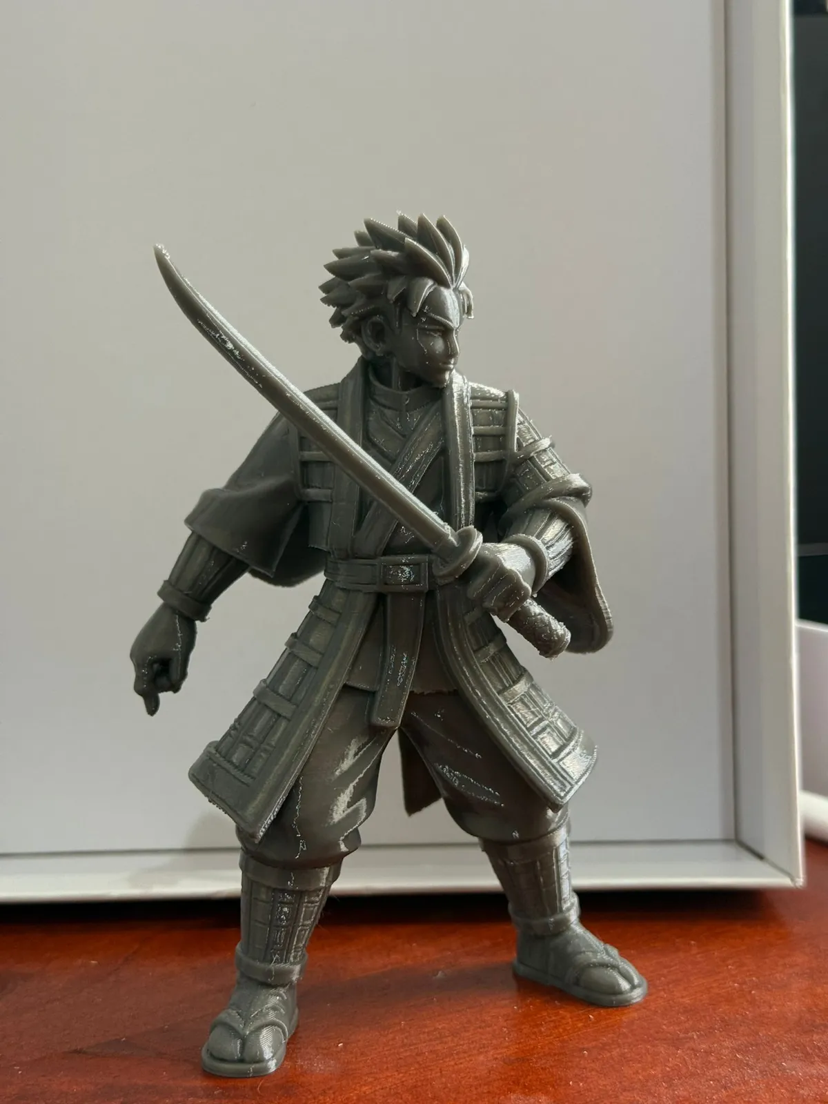 Dark Samurai, Demon Slayer Inspired Statue, photo 3 of 4 - Dark Samurai, Demon Slayer Inspired Statue Figurines & Collectibles