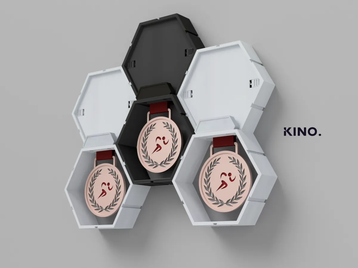 Modular Hexagon Medal Holder