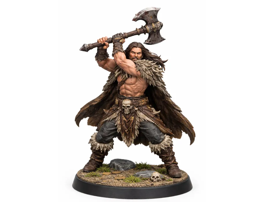 Human Barbarian Miniature