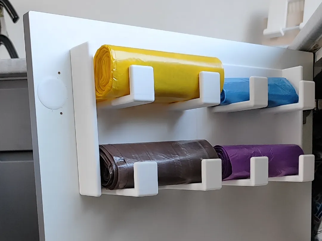 Cabinet Trash Bag Holder, Kitchen Organizer