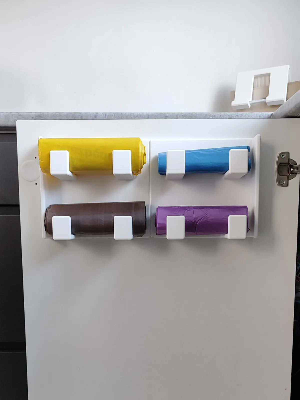 Cabinet Trash Bag Holder, Kitchen Organizer, photo 3 of 4 - Cabinet Trash Bag Holder, Kitchen Organizer Kitchen & Dining