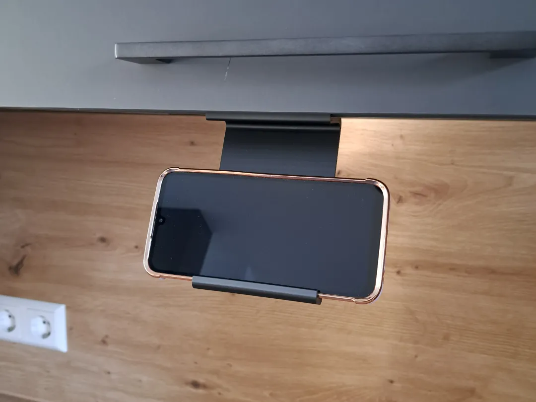 Kitchen Cabinet Clip Phone Holder