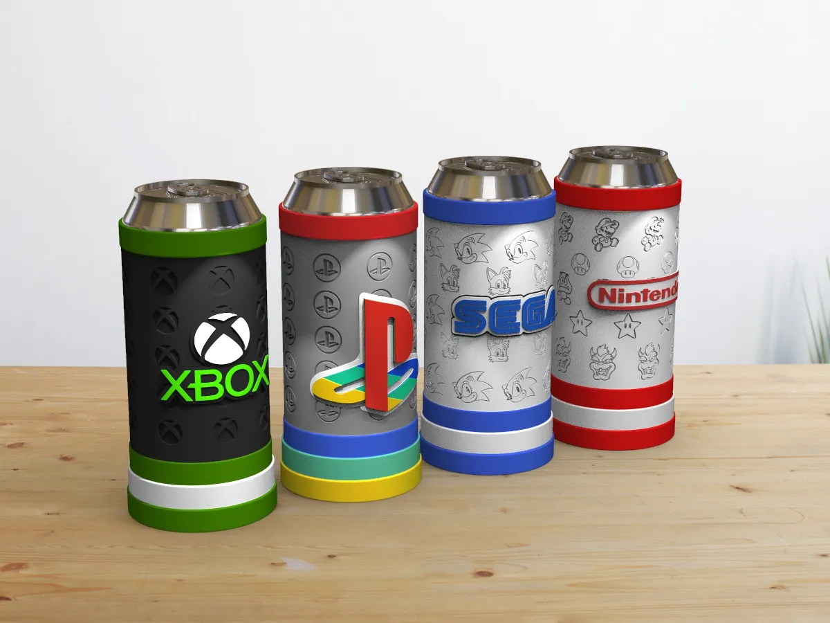 Porta Latas de 473ml Consolas