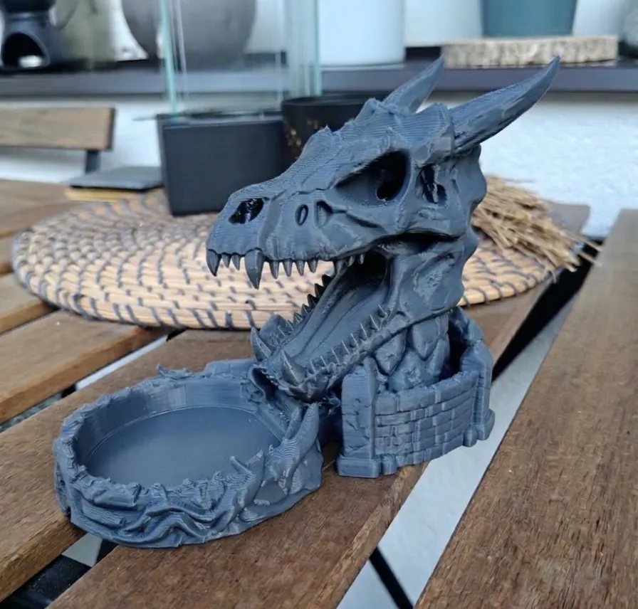 Dragon Skull Dice Tower, photo 2 of 3 - Dragon Skull Dice Tower Board Games & Tabletop