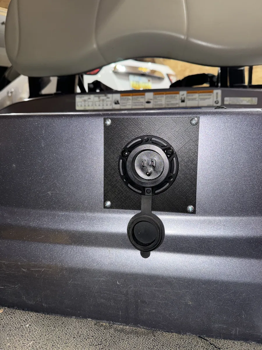 Yamaha Golf Cart Charging Port Cover - Lithium, photo 4 of 4 - Yamaha Golf Cart Charging Port Cover - Lithium Sports & Fitness