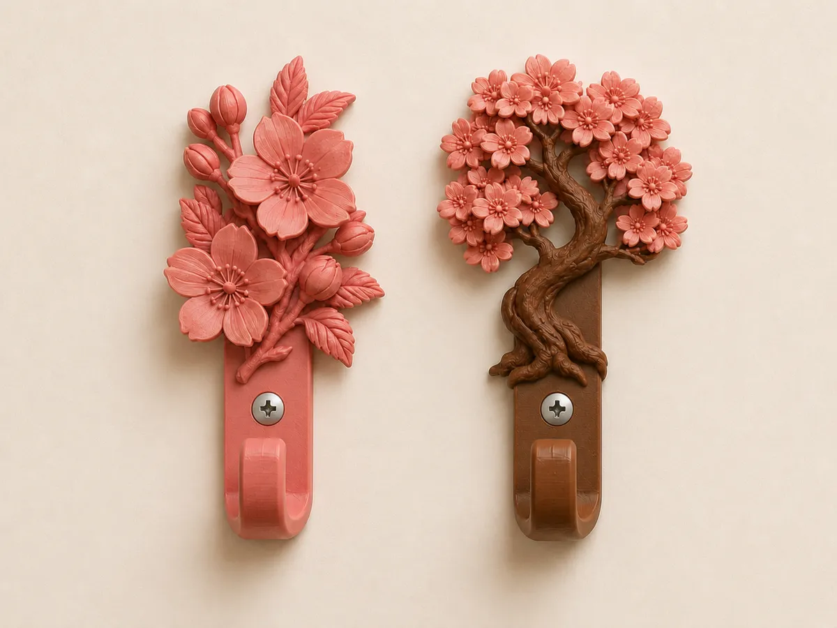 Sakura Blossom & Tree Wall Hook Set